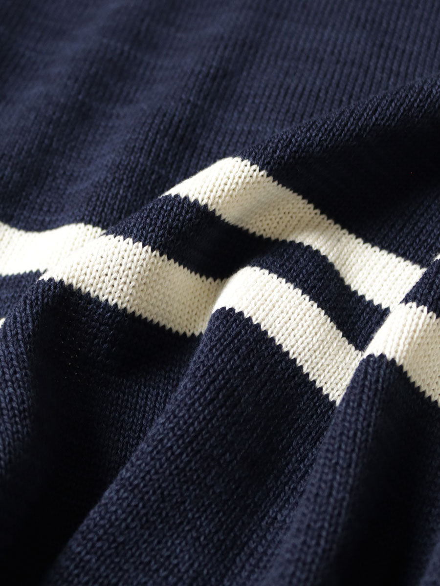 Kapital 5G Cotton Knit Peckish Rainbowy Ivy Crew Sweater
