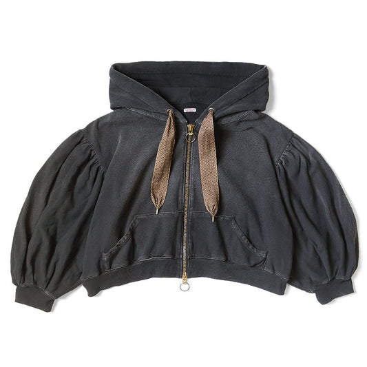 Kapital Fleece Gathered Sleeve Devil Hood Blouson