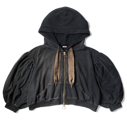 Kapital Fleece Gathered Sleeve Devil Hood Blouson