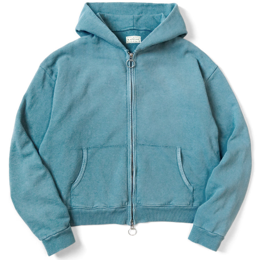 Kapital Fleece Zip Up Gym Hoodie