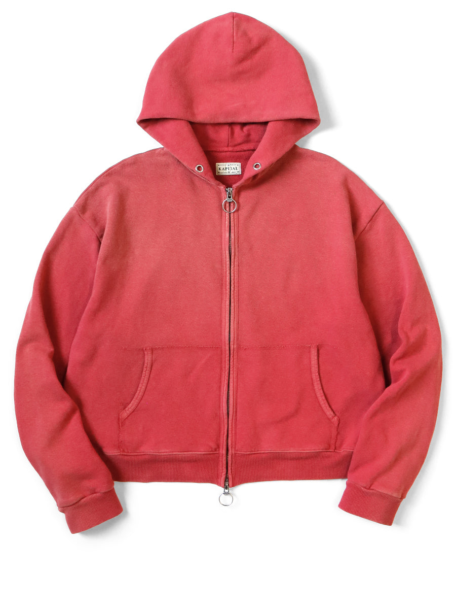 Kapital Fleece Zip Up Gym Hoodie