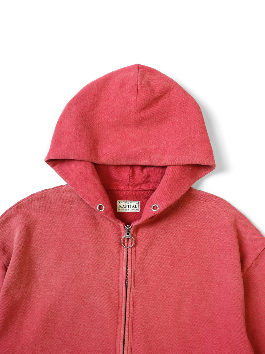 Kapital Fleece Zip Up Gym Hoodie