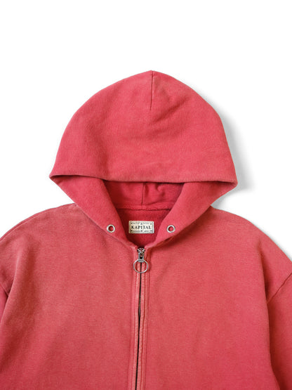 Kapital Fleece Zip Up Gym Hoodie