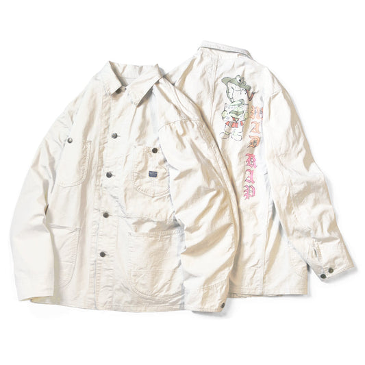 Kapital Mura Twill Cactus Beer Jacket