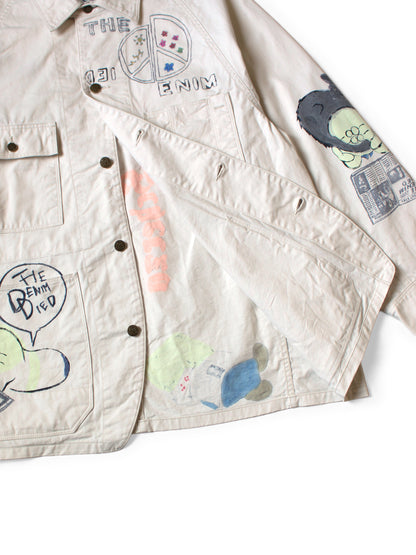 Kapital Mura Twill Cactus Beer Jacket (Memorial Paint Model)