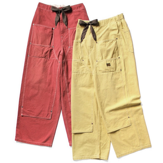 Kapital Canvas Double Knee Easy Baggy Pants