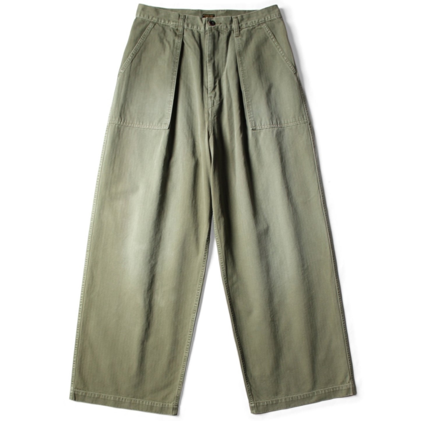 Kapital Herringbone Fatigue Baggy Pants