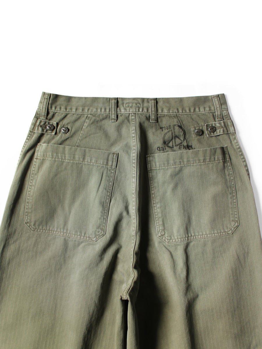 Kapital Herringbone Fatigue Baggy Pants