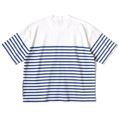 Kapital Panel Border Jersey Box Tee (Peckish Small Rainbowy Print)