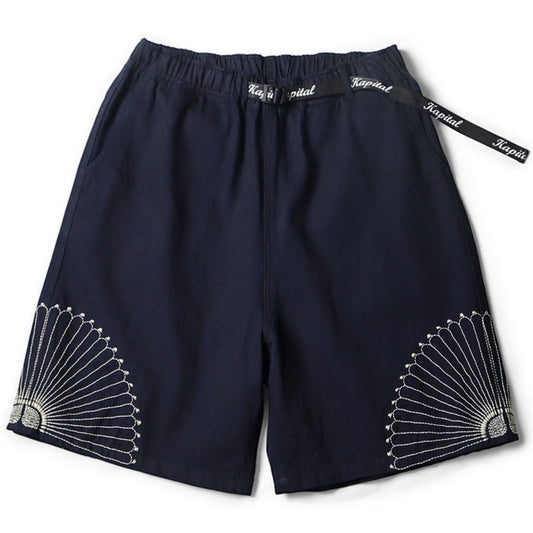 Kapital 10oz IDG×IDG Denim Easy Shorts (Furoshiki Embroidery)