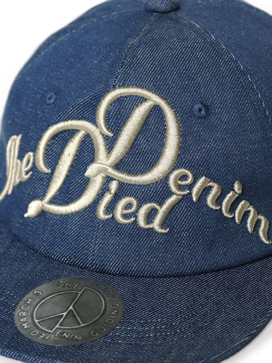 Kapital 11.5oz Denim Baseball Cap (The Denim Died Embroidery) Low