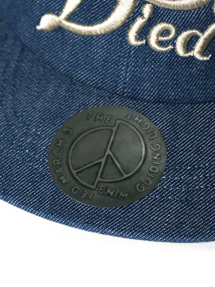 Kapital 11.5oz Denim Baseball Cap (The Denim Died Embroidery) Low