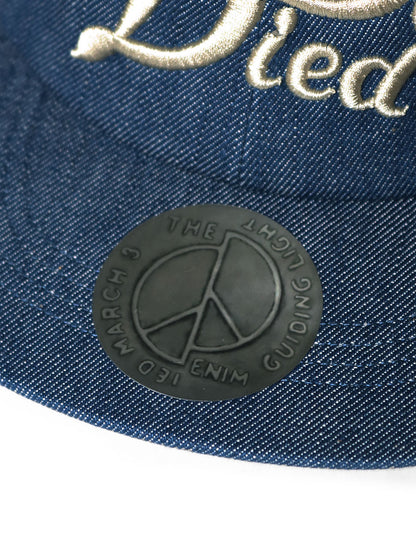 Kapital 11.5oz Denim Baseball Cap (The Denim Died Embroidery) Low