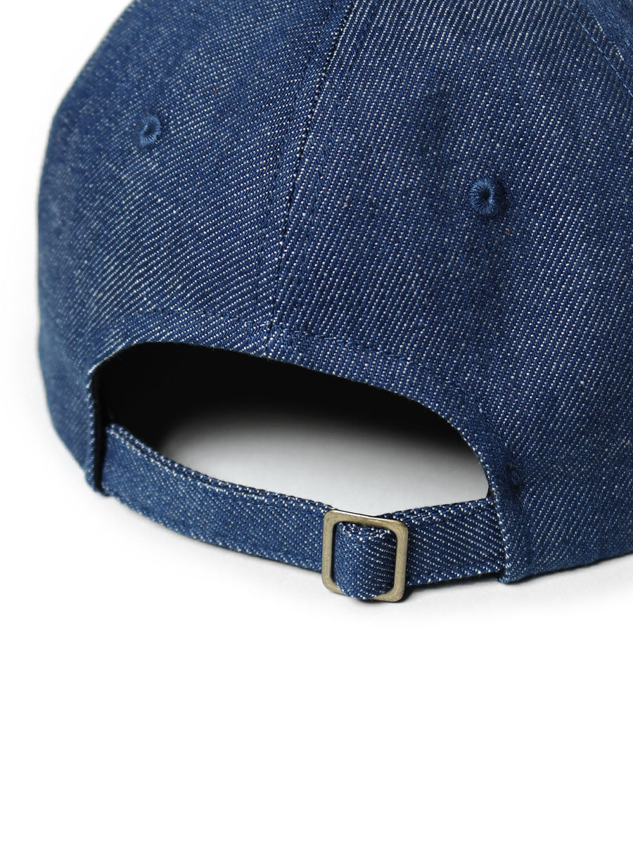 Kapital 11.5oz Denim Baseball Cap (The Denim Died Embroidery) Low