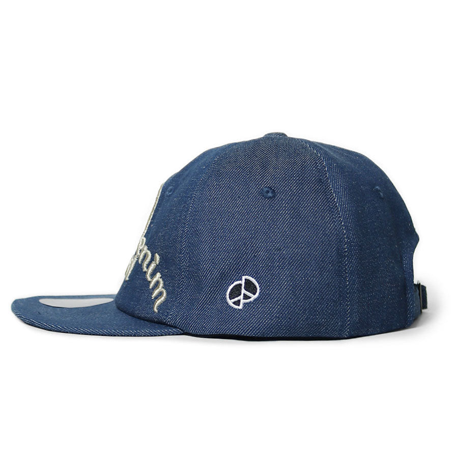 Kapital 11.5oz Denim Baseball Cap (The Denim Died Embroidery)