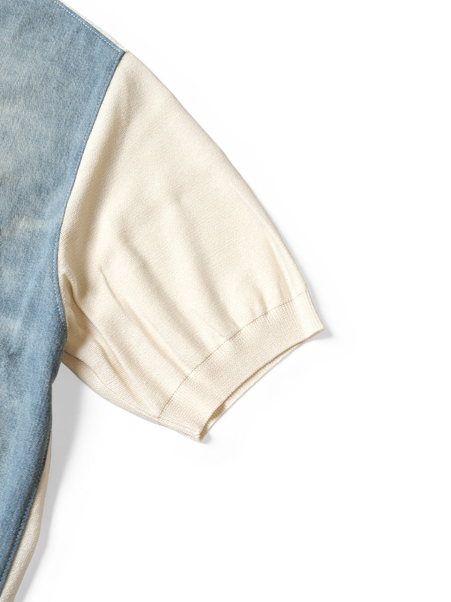 Kapital Knit x 8oz Denim Coverall Polo