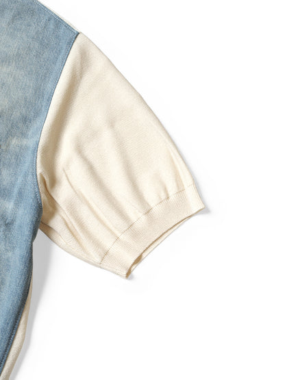 Kapital Knit x 8oz Denim Coverall Polo