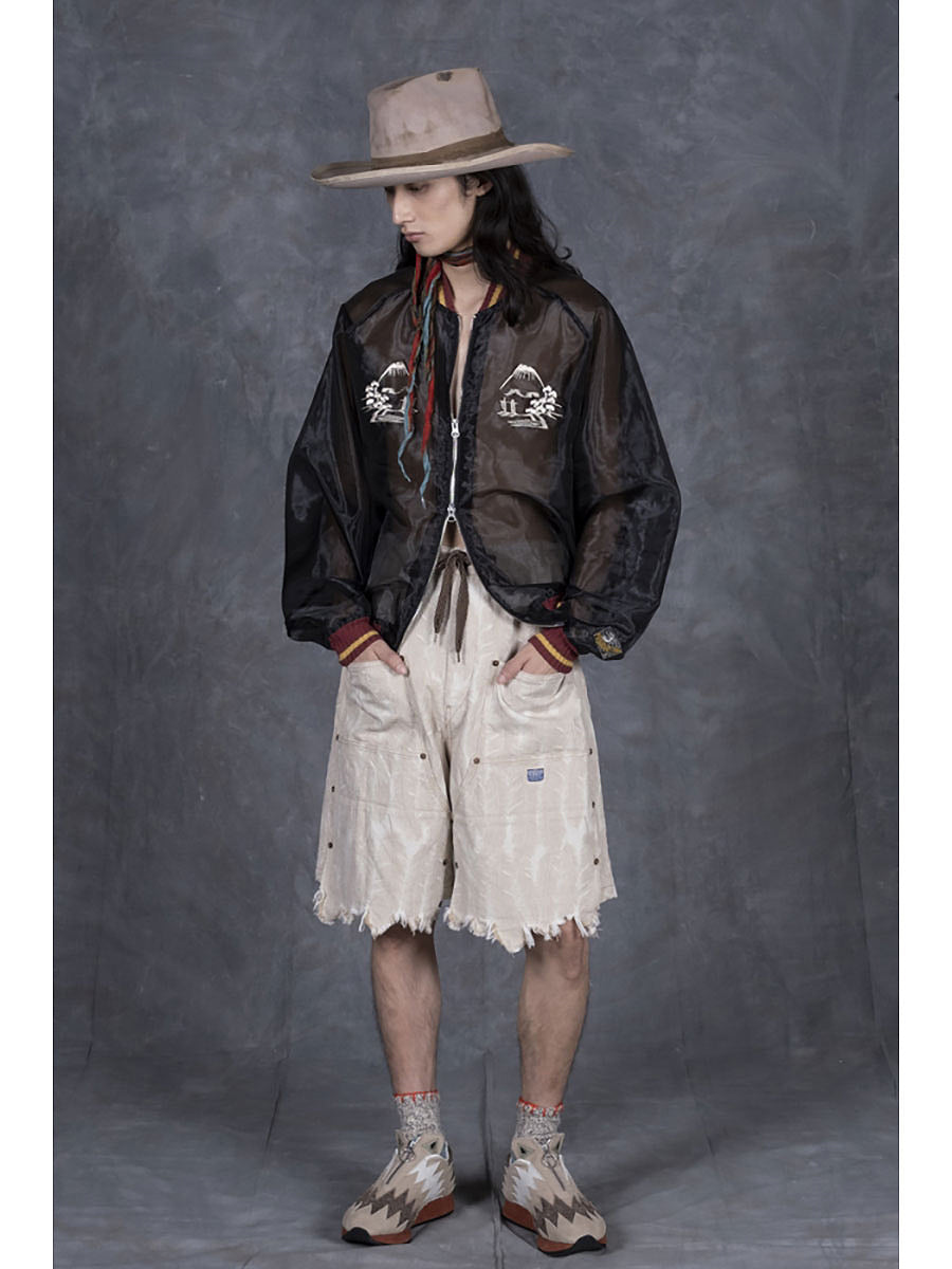 Kapital Sheer Pearl Mosquito Guard Souvenir Jacket (Tiger)