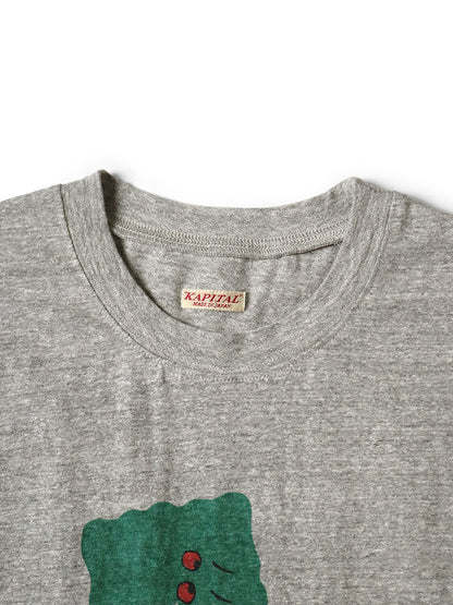 Kapital Top Jersey Crew T-Shirt (Bitter Peckish Bowy Print)