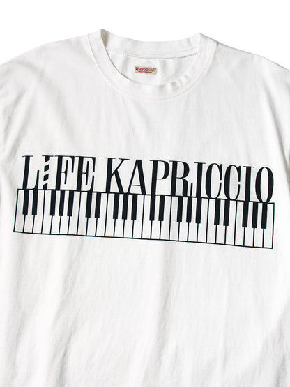 Kapital Jersey Crew T-Shirt (Life Kapriccio Piano Print)