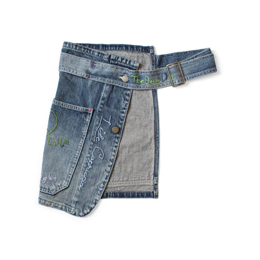 Kapital 12oz Denim Coverall Apron (Memorial Embroidery Model)