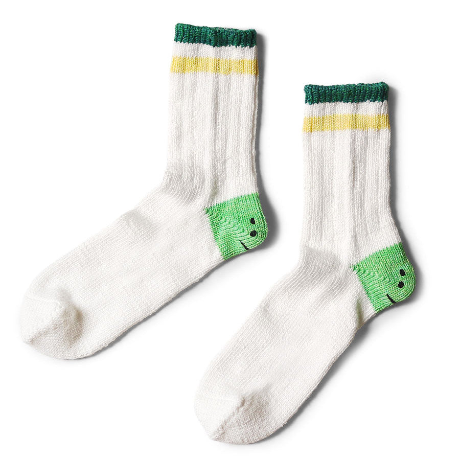 Kapital Ivy Rainbowy Smile Happy Heel Hold Socks