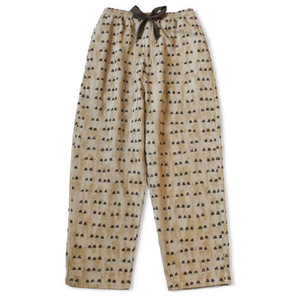 Kapital Cotton Easy Pants With Iris Print