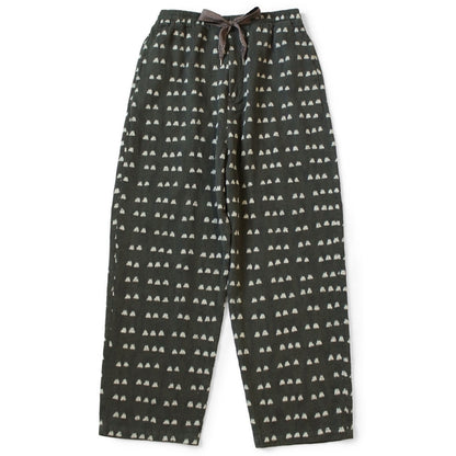 Kapital Cotton Easy Pants With Iris Print
