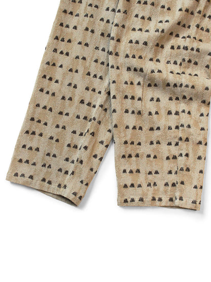 Kapital Cotton Easy Pants With Iris Print