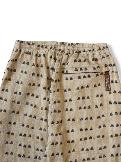 Kapital Cotton Easy Pants With Iris Print