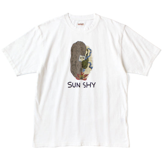 Kapital Jersey Crew T-Shirt (Sun Shy Print)