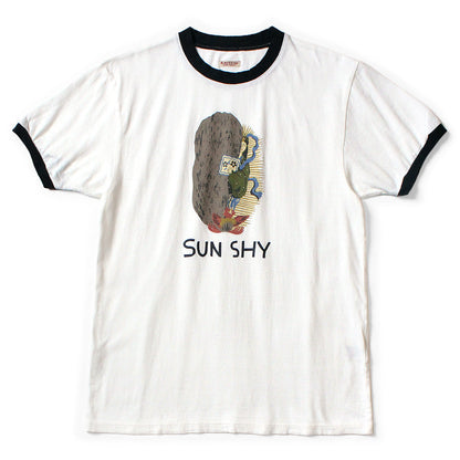 Kapital Jersey Ringer T-Shirt (Sun Shy Print)