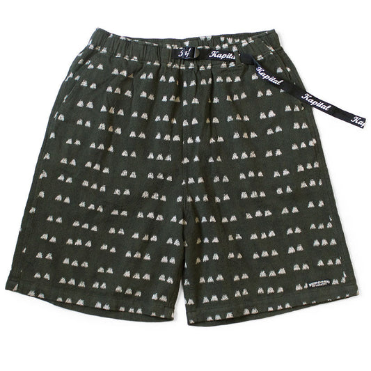 Kapital Cotton Iris Print Easy Shorts
