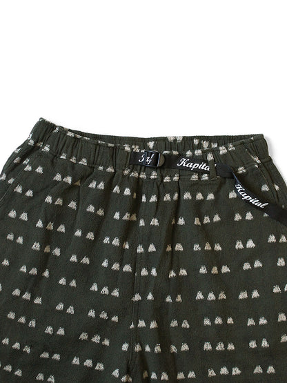 Kapital Cotton Iris Print Easy Shorts