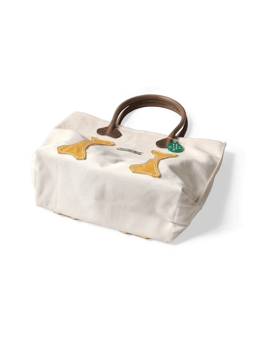 Kapital No. 4 Canvas Kotsukotsu Bone Tote Bag (Small)