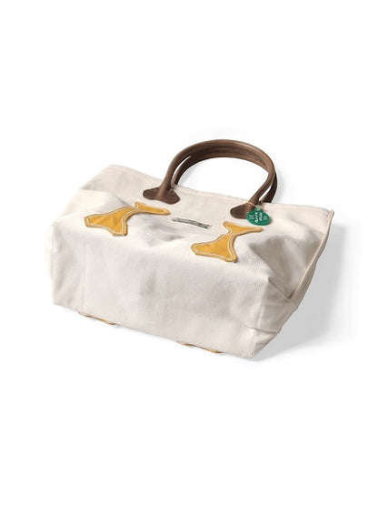 Kapital No. 4 Canvas Kotsukotsu Bone Tote Bag (Small)