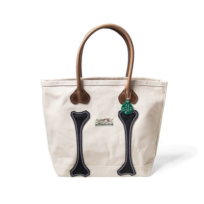 Kapital No. 4 Canvas Kotsukotsu Bone Tote Bag (Small)