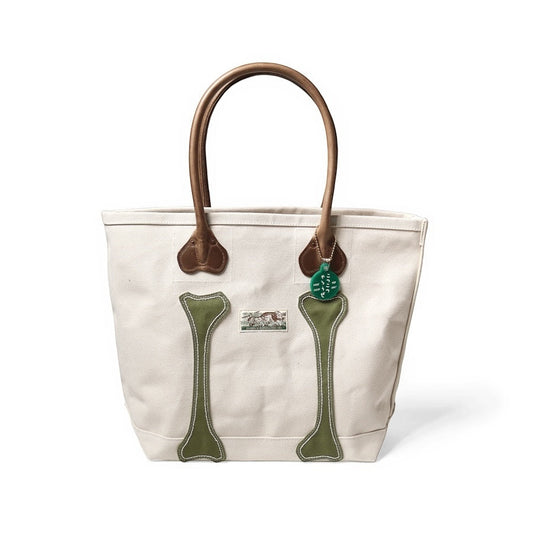Kapital No. 4 Canvas Kotsukotsu Bone Tote Bag (Small)