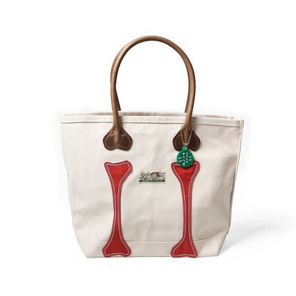 Kapital No. 4 Canvas Kotsukotsu Bone Tote Bag (Small)