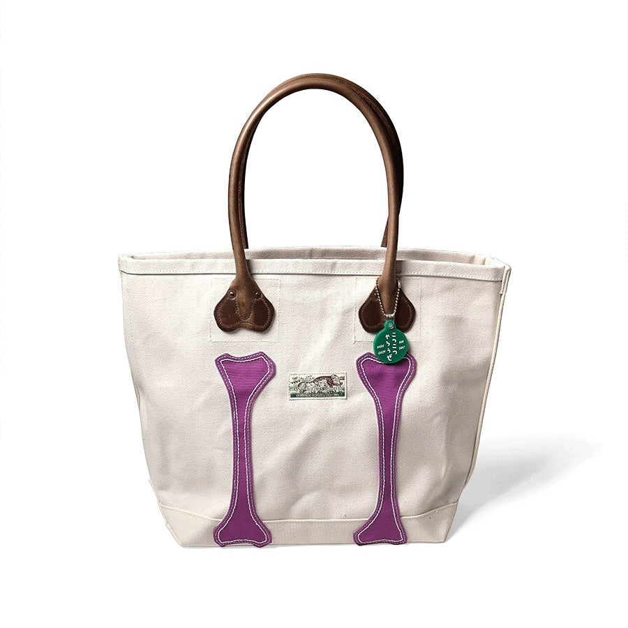 Kapital No. 4 Canvas Kotsukotsu Bone Tote Bag (Small)