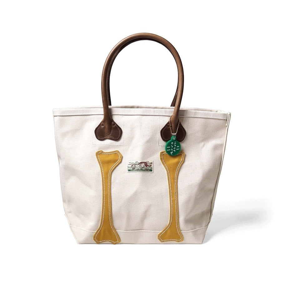 Kapital No. 4 Canvas Kotsukotsu Bone Tote Bag (Small)
