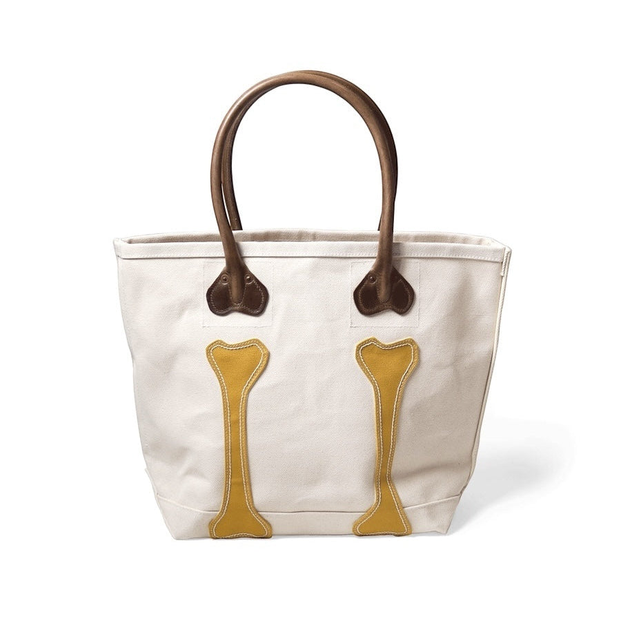 Kapital No. 4 Canvas Kotsukotsu Bone Tote Bag (Small)