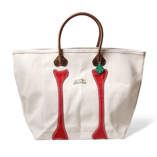 Kapital No. 4 Canvas Kotsukotsu Bone Tote Bag (Large)