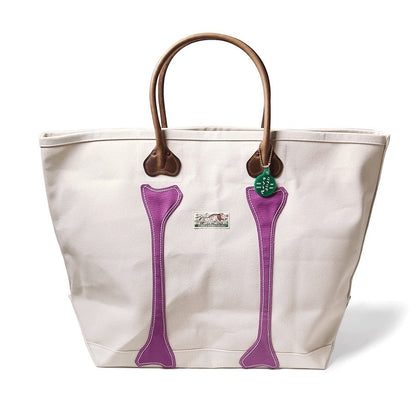 Kapital No. 4 Canvas Kotsukotsu Bone Tote Bag (Large)
