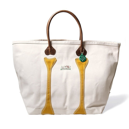 Kapital No. 4 Canvas Kotsukotsu Bone Tote Bag (Large)