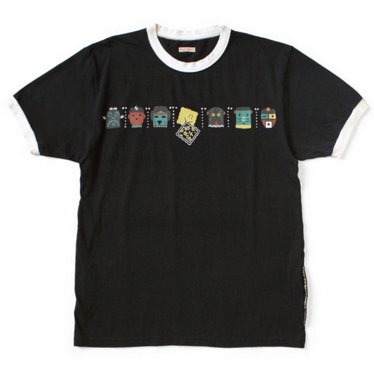 Kapital Jersey Ringer T-Shirt (Peckish & Kachina Print)