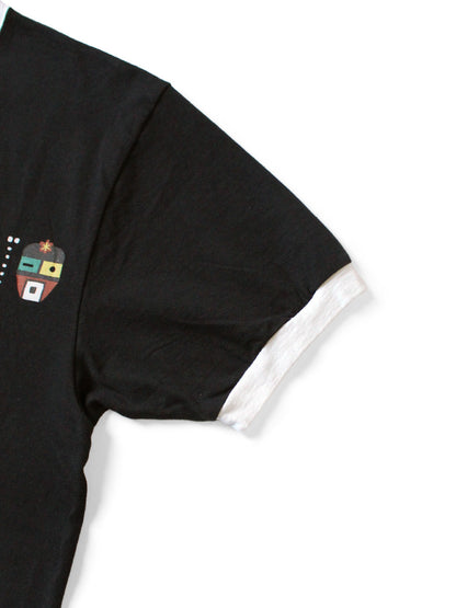 Kapital Jersey Ringer T-Shirt (Peckish & Kachina Print)