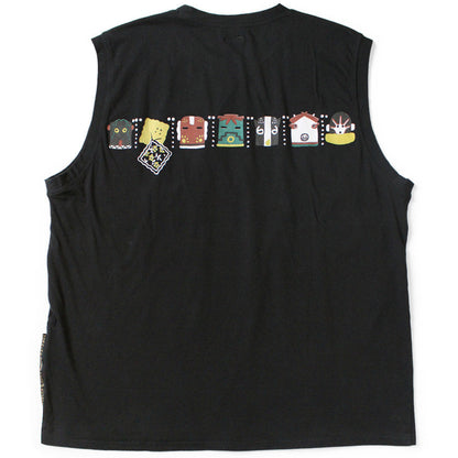 Kapital Jersey Sleeveless Big Tee (Peckish & Kachina Print)