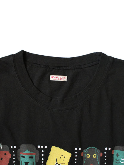 Kapital Jersey Sleeveless Big Tee (Peckish & Kachina Print)