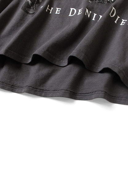 Kapital Jersey Sleeveless Big Tee (Burning Piano Print)